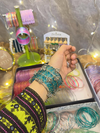 Kashmiri Bangles Set – Aesthetic Traditional Bangles for Women