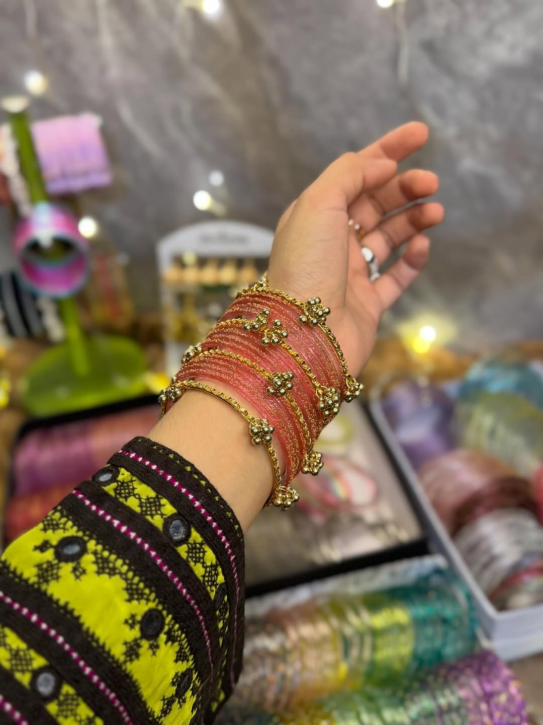 Kashmiri Bangles Set – Aesthetic Traditional Bangles for Women
