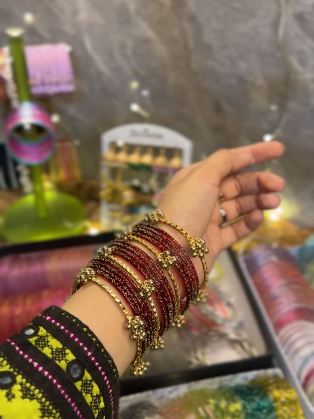 Kashmiri Bangles Set – Aesthetic Traditional Bangles for Women