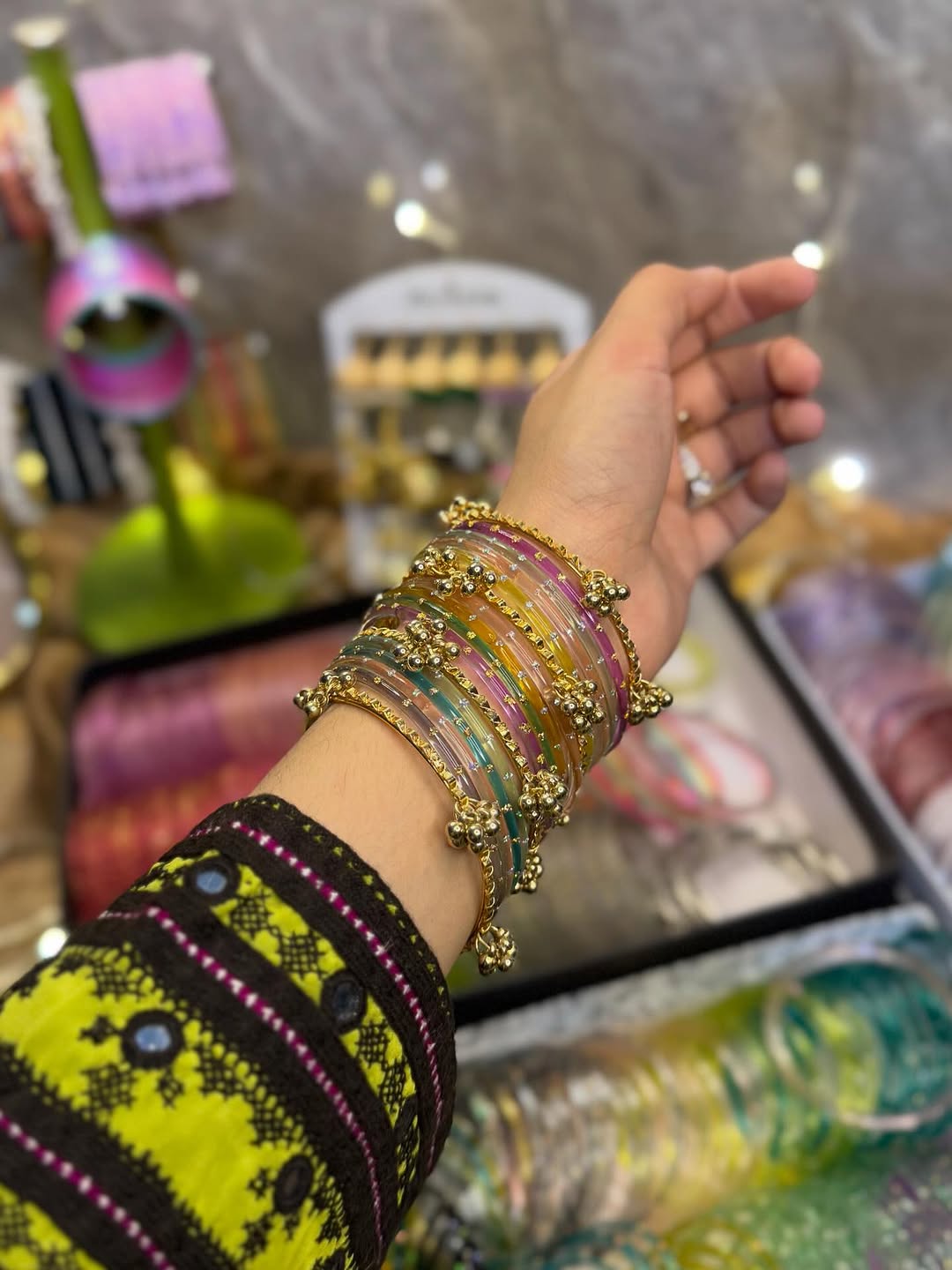 Kashmiri Bangles Set – Aesthetic Traditional Bangles for Women