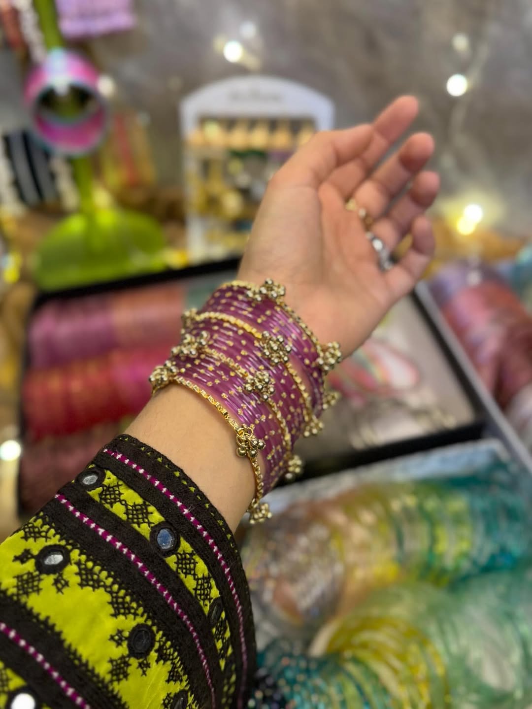 Kashmiri Bangles Set – Aesthetic Traditional Bangles for Women