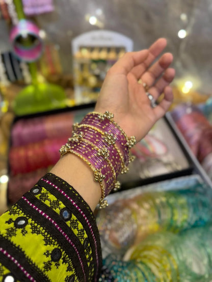 Kashmiri Bangles Set – Aesthetic Traditional Bangles for Women